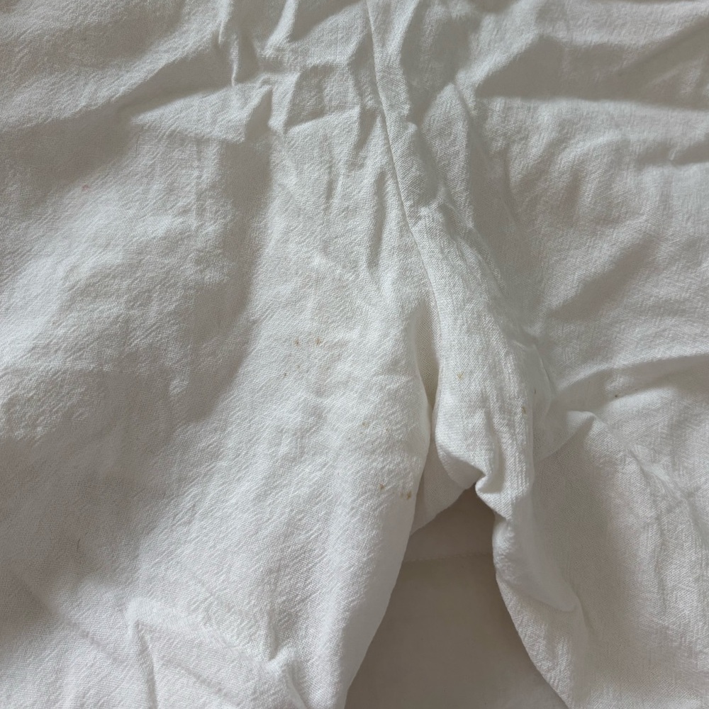 White Drawstring Pants - Picture 6 of 6